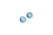 Emailleohrstecker 4mm blau