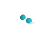 Emailleohrstecker 4mm blau